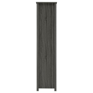Dylan - 4-Shelf Storage Bookshelf - Weathered Gray