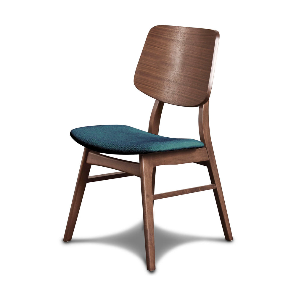 The Oscar Mid-Century Modern Dining Chairs (Set of Two) combine timeless design with practical functionality, making them a perfect addition to your dining space. Crafted from solid Rubberwood and Walnut veneers, these chairs are designed for durability a