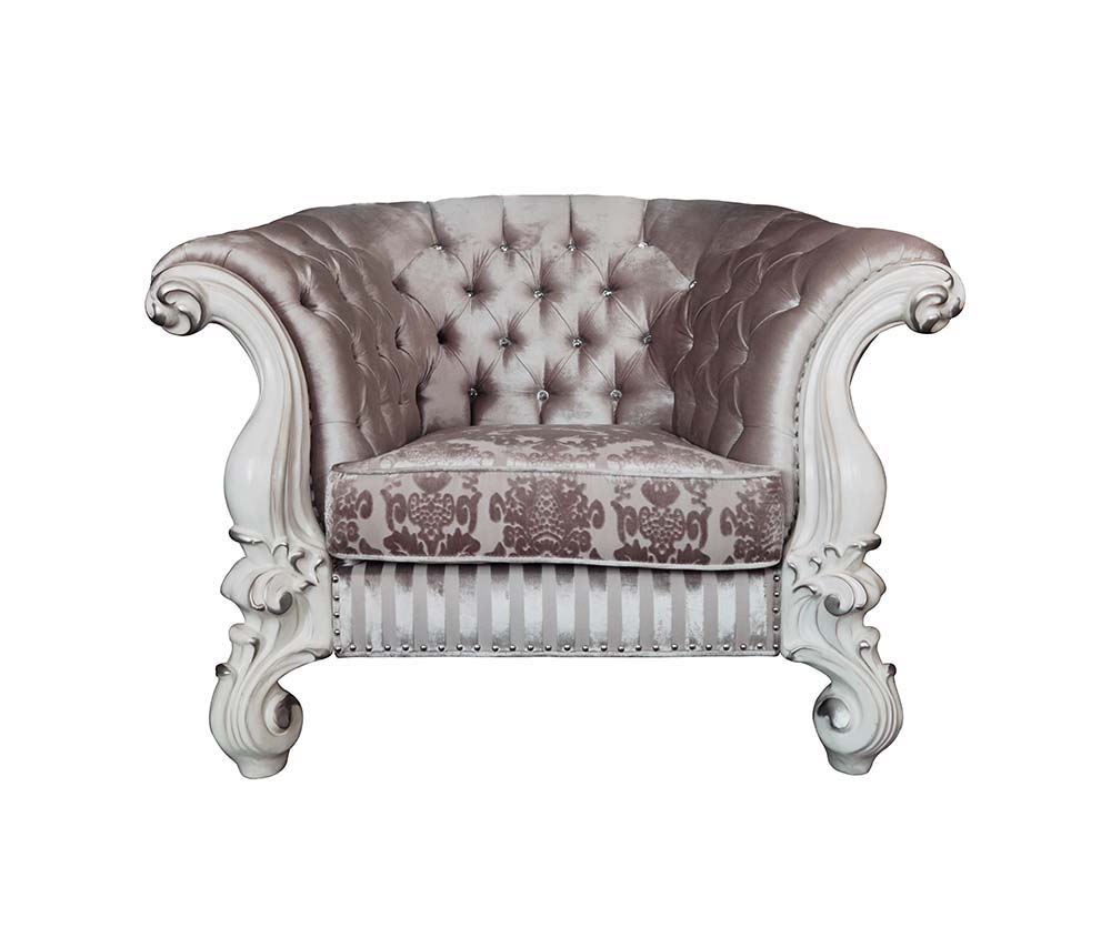 Creating an elegant and traditional design in living room, the Versailles sofa set is your ideal choice. Seating in a crescent environment and feeling like royalty, you can be more convenient to enjoy the family time or play with your friends. Additionall