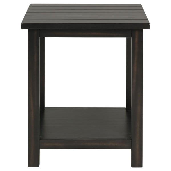  it features a square silhouette suited for farmhouse or casual interiors. Its open lower she