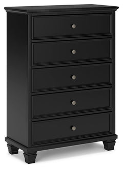 The casual design of this chest of drawers introduces a time-honored look to your restful retreat. Spacious enough to hold all your essentials, the beautifully crafted piece is built to last. Distinctive framing gives its drawer fronts brilliant dimension