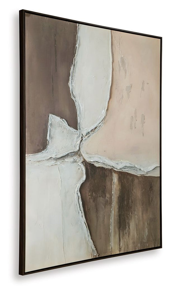  while hand-painted embellishments perfect the look. Need a change of perspective? With the ability to hang the piece four ways