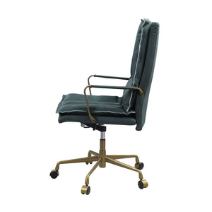 Tinzud - Office Chair - Dark Green Finish