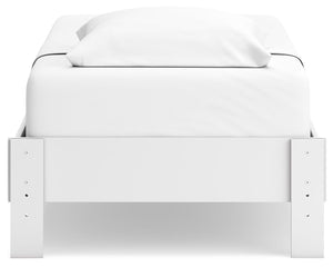 Hallityn - White - Twin Platform Bed