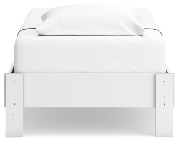 Hallityn - White - Twin Platform Bed