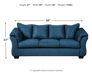 Darcy - Blue - Sofa
