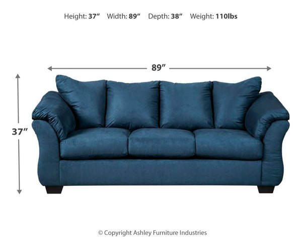 Darcy - Blue - Sofa
