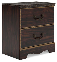 Timeless and classic, this nightstand offers a grand design accented with rich hues and eye-catching details. Stately from every angle, its sophisticated elements blend together to display your love of the traditional aesthetic. A slim USB port makes char