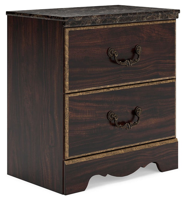 Timeless and classic, this nightstand offers a grand design accented with rich hues and eye-catching details. Stately from every angle, its sophisticated elements blend together to display your love of the traditional aesthetic. A slim USB port makes char