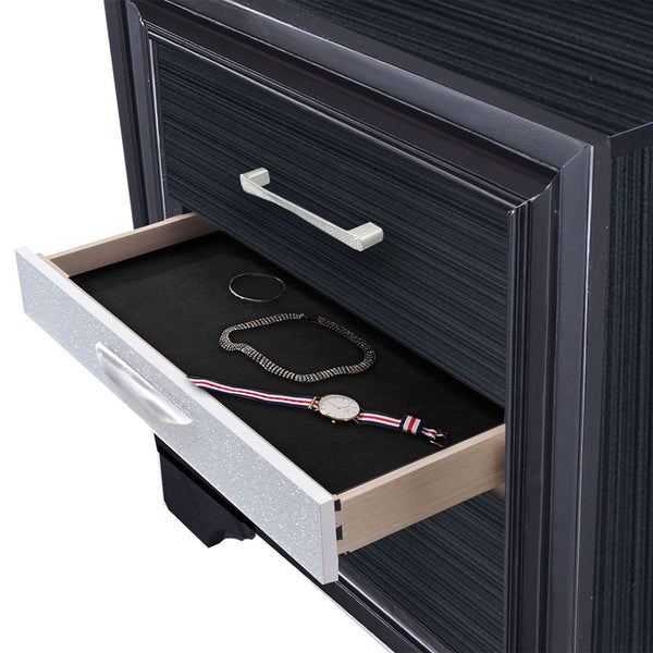Naima - Nightstand - Black