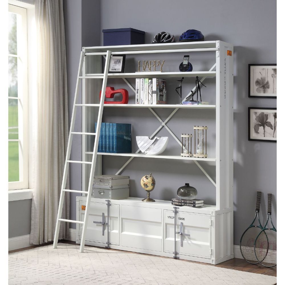 The Cargo youth bed is the perfect addition to any child-'s room. This contemporary container themed metal bed features a panel headboard with low profile footboard, crafted with a timeless look that is an ideal addition to any bedroom. The bed is accente