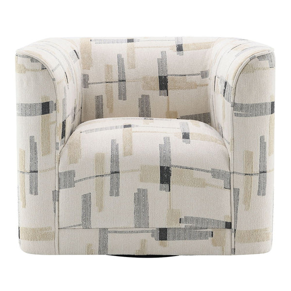  featuring plush pillows and wrapped in luxurious brown suede fabric. Its inviting design and soft