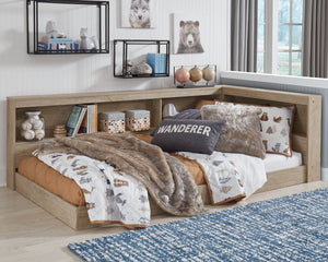  space-saving choice for those with an eye for contemporary design. Integrated storage headboard and bookcase side rail work wonders for calming the clutter