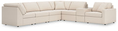 Looking cool and contemporary is great. But when it comes down to it, youâ€™re all about low-maintenance lounging. With the performance fabric on this sectional with console, cleaning spills is a breeze. Its customizable modular design caters to your ever