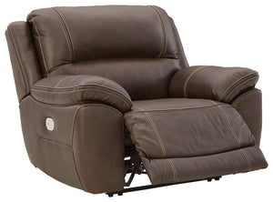  the expertly matched leather and faux leather upholstery is enriched with a pebble grain effect for authentic appeal and enhance