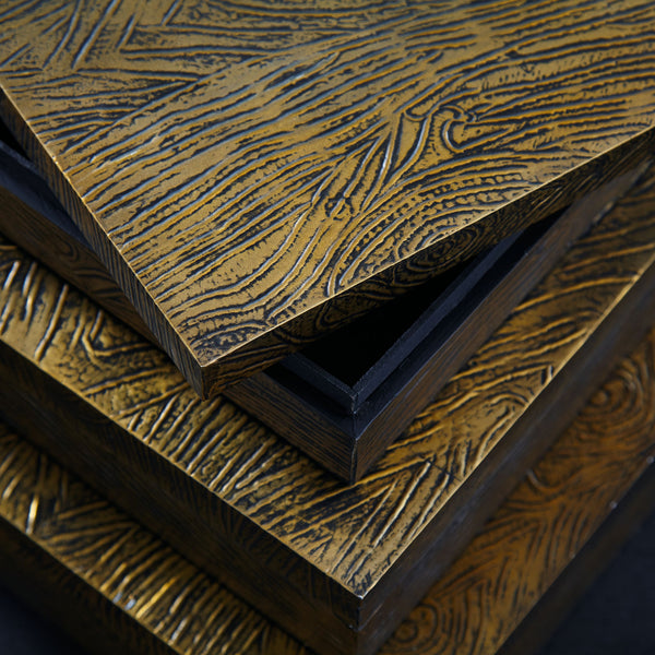Keldy - Antique Brass Finish - Box Set (Set of 3)