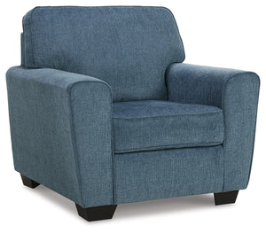 Cashton - Blue - 4 Pc. - Sofa