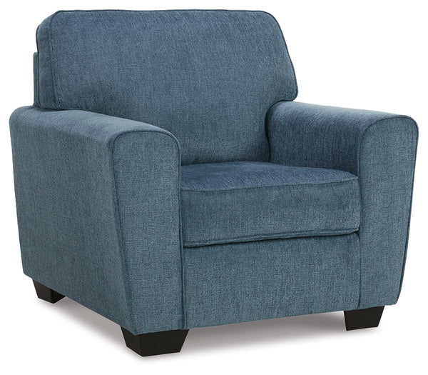 Cashton - Blue - 4 Pc. - Sofa