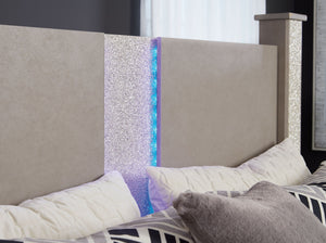 Surancha - Gray - King Poster Bed