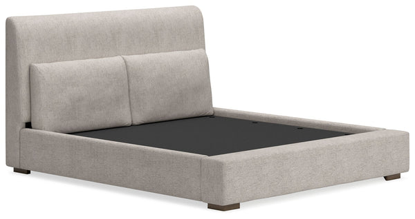 Cabalynn - Light Brown - Queen Upholstered Bed