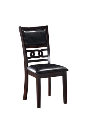 Gia - 5 Piece Round Dining Set - Ebony