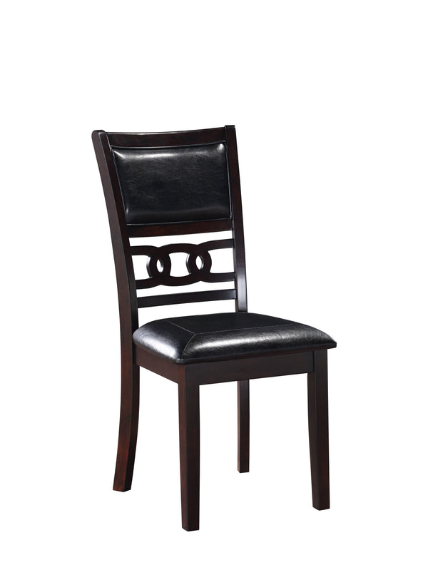 Gia - 5 Piece Round Dining Set - Ebony