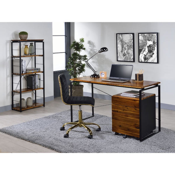 Jurgen - Desk - Oak & Black