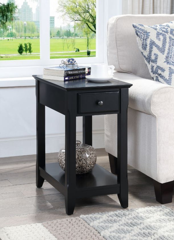 Bertie - Accent Table - Black Finish