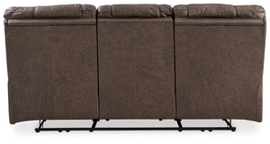 Wurstrow - Umber - PWR REC Sofa with ADJ Headrest