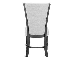 Camelia - 5 Piece Dining Room Set - Black / Pearl Silver