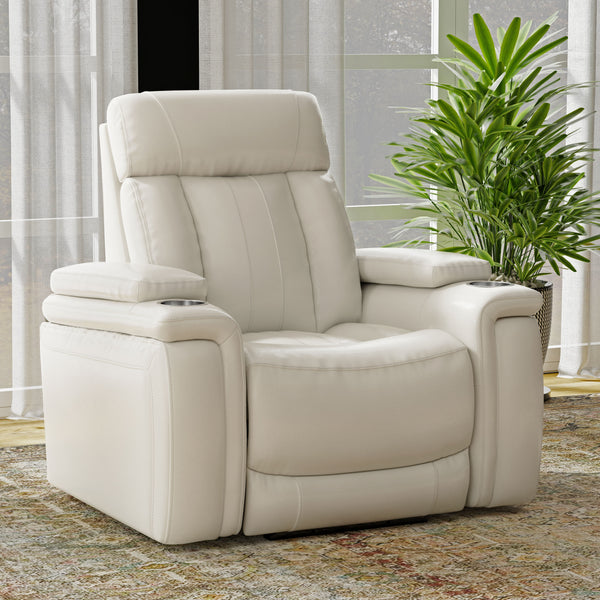 Royce - Power Recliner (Set of 2) - Fantom Ivory