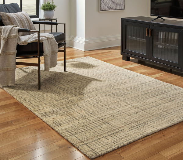 Janston - Ivory / Gray / Tan - Medium Rug