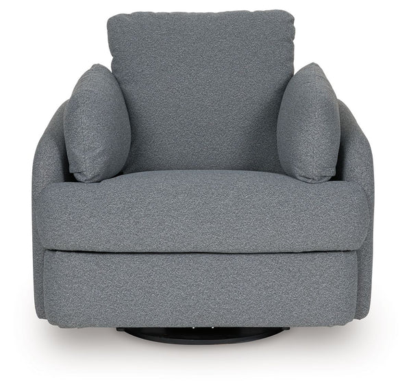 Alainmont Next-Gen Nuvella - Salt and Pepper - Swivel Power Recliner