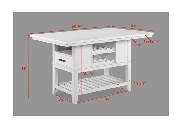  and an open bottom shelf. Ladderback chairs and bench are upholstered in a Chevron pattern fabric 