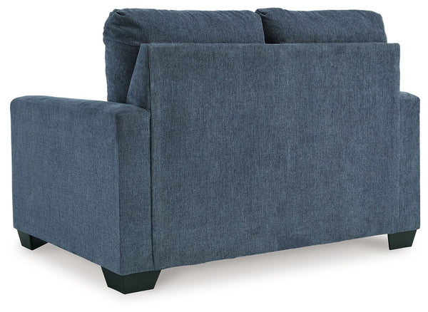Rannis - Navy - Twin Sofa Sleeper