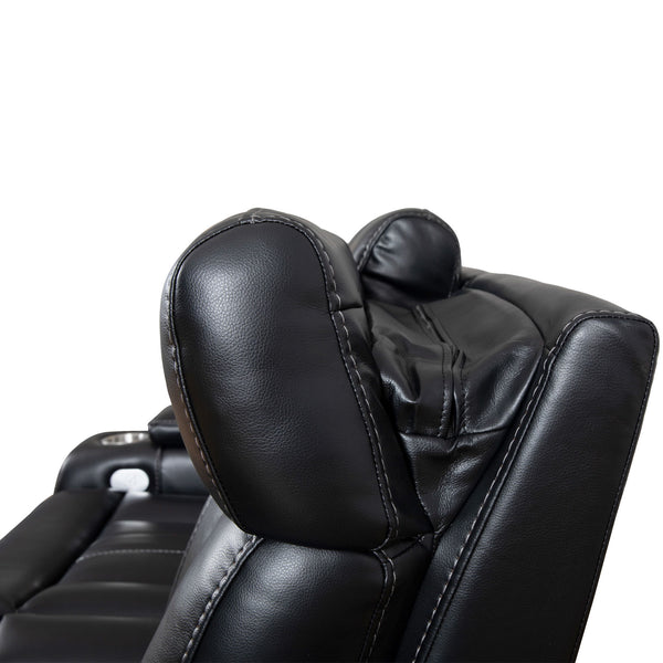 Royce - Power Reclining Sofa And Recliner - Black