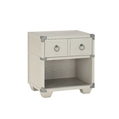 USB Charging Port & 1 Drw Drawer: GLIDE) Side Metal, (Ball Bearing), DOVETAIL) English, Manual-Close, Hardware: Double Pull-Knobs CONSTRUCTION] Wooden Frame w/Metal Industrial Braces, Wooden Block Leg (Pine & Poplar)<br/><br/><b>Product Features</b><ul><l
