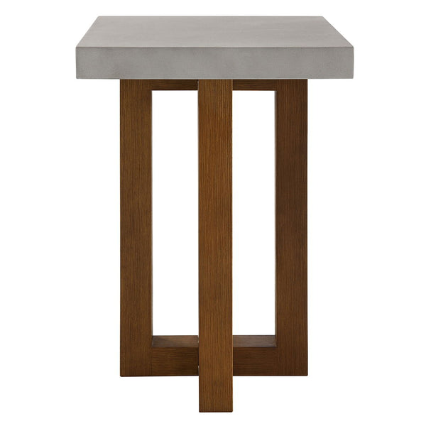  this set exudes modern sophistication. The cross shaped design of the base a