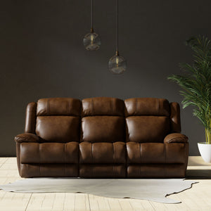 Eclipse - Power Reclining Sofa And Loveseat - Florence Brown
