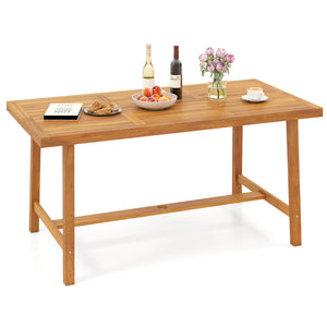 Â Please avoid leaving it outdoors in the rain to extend its lifespan<br>Â Crafted of solid acacia wood  warp-resistant  sturdy and reliable  built to last<br>Â With delicate craftsmanship  it features a smooth and splinter-free surface<br>Â Reinforced wi