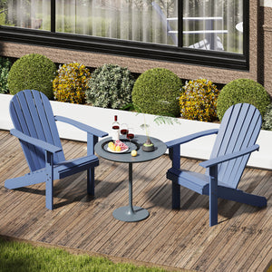 Made of high-quality acacia wood for long-time use<br>Ergonomic Adirondack chair with inclined seat and wide armrests<br>High backrest offers comfortable support<br>Crossbars and reinforced screw connection for high stability<br>Slatted design for more br