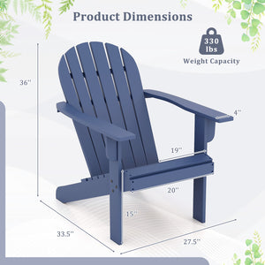 Made of high-quality acacia wood for long-time use<br>Ergonomic Adirondack chair with inclined seat and wide armrests<br>High backrest offers comfortable support<br>Crossbars and reinforced screw connection for high stability<br>Slatted design for more br