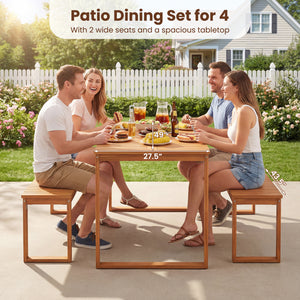 Support up to 800 lbs with solid acacia wood Reinforced crossbars and metal corner braces for extra stability Ensure safe and smooth touch with splinter-free surface 43.5" x 12.5" seat fits 2 people to enjoy outdoor leisure time Make you feel breathable w