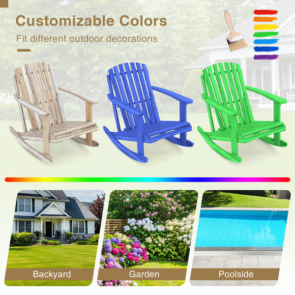 Solid acacia wood frame provides strong and long-lasting support<br>Ergonomic 100Â° high fanned back offers comfortable posture<br>Spacious slatted seat with wide armrests enhances outdoor sitting comfort<br>Smooth  splinter-free surface ideal for DIY pai