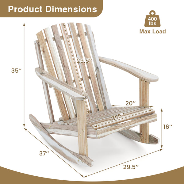 Solid acacia wood frame provides strong and long-lasting support<br>Ergonomic 100Â° high fanned back offers comfortable posture<br>Spacious slatted seat with wide armrests enhances outdoor sitting comfort<br>Smooth  splinter-free surface ideal for DIY pai
