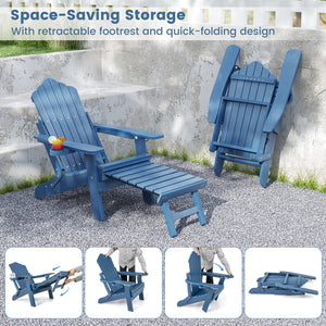 4-position backrest meets your multiple relaxing demands<br>Made of high-quality HIPS which is weatherproof<br>Stainless steel screws for longer service life and stronger structure<br>Ergonomic seat with wide armrests and footrest for more comfort<br>Rota