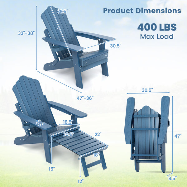4-position backrest meets your multiple relaxing demands<br>Made of high-quality HIPS which is weatherproof<br>Stainless steel screws for longer service life and stronger structure<br>Ergonomic seat with wide armrests and footrest for more comfort<br>Rota