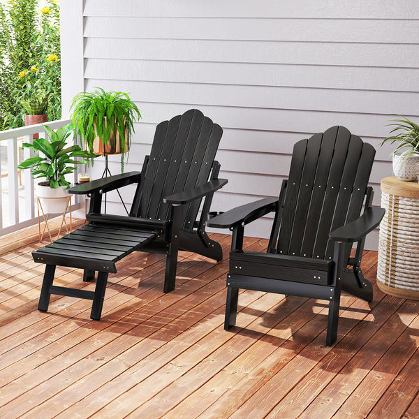4-position backrest meets your multiple relaxing demands<br>Made of high-quality HIPS which is weatherproof<br>Stainless steel screws for longer service life and stronger structure<br>Ergonomic seat with wide armrests and footrest for more comfort<br>Rota