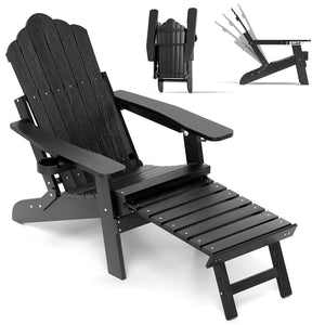 4-position backrest meets your multiple relaxing demands<br>Made of high-quality HIPS which is weatherproof<br>Stainless steel screws for longer service life and stronger structure<br>Ergonomic seat with wide armrests and footrest for more comfort<br>Rota