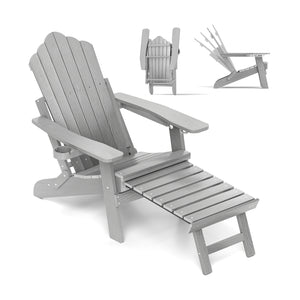 4-position backrest meets your multiple relaxing demands<br>Made of high-quality HIPS which is weatherproof<br>Stainless steel screws for longer service life and stronger structure<br>Ergonomic seat with wide armrests and footrest for more comfort<br>Rota